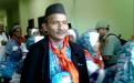 MAT Adi Bin Hasan, Ketua Rombongan Delapan Calon Jemaah Haji Kloter 11, Desa Pagarawan Pal9 Kecamatan Baturusa, Kabupaten Bangka, Provinsi Kep. Babel, Saat berada dikantor Kakanwil Kemenag Babel